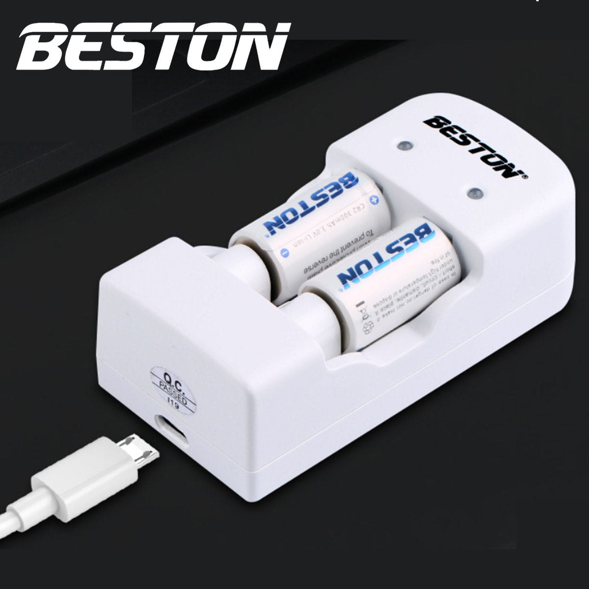 CR2充電器連 2 x Beston CR2 300mAh 充電池