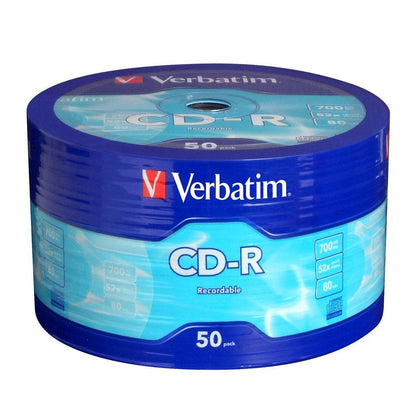 Verbatim CD-R 700MB 52X 品牌系列 50片 塑封裝 63308