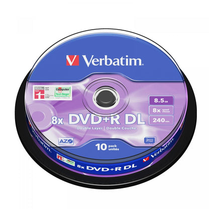 DVD+R DL 8.5GB 8X 品牌系列 10片 43666