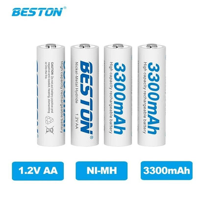 AA 1.2V 3300mAh 鎳氫(Ni-MH)充電池 4粒裝 連收納盒